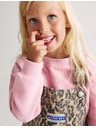 Marks & Spencer Dvodel jeanskeni komplet Leopard Pinny (2–8 let) Marks & Spencer rjava