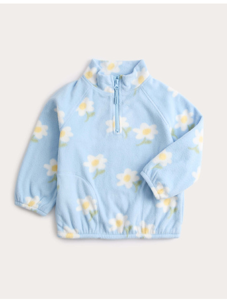 Marks & Spencer Cvetličasti mikro fleece (2–8 let) Marks & Spencer modra