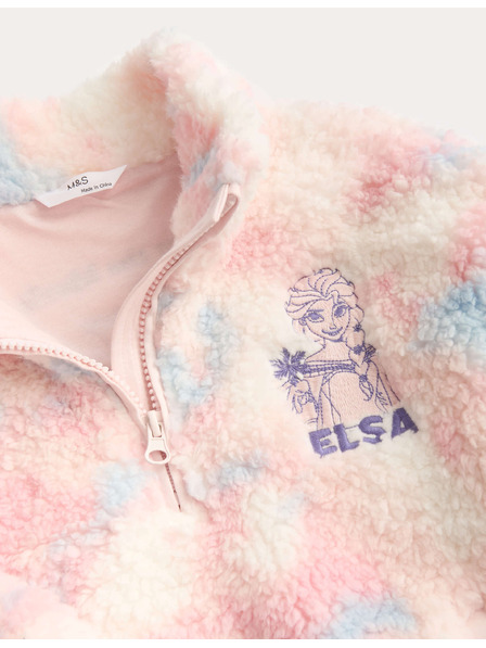 Marks & Spencer Fleece z umetnim krznom Disney Frozen™ (2–8 let) Marks & Spencer vijolična