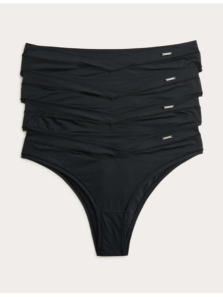 Marks & Spencer 4 kos brazilskih hlačk Flexifit™ Marks & Spencer črna