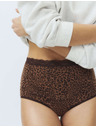 Marks & Spencer Visoko vpojne menstrualne hlačke z visokim pasom, 3 kosi Marks & Spencer rjava