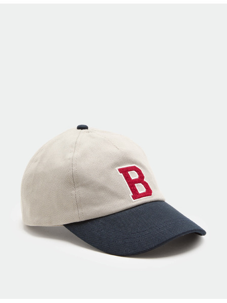 Marks & Spencer Čista bombažna baseball kapa Brooklyn Marks & Spencer kremna