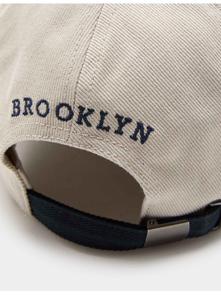 Marks & Spencer Čista bombažna baseball kapa Brooklyn Marks & Spencer kremna