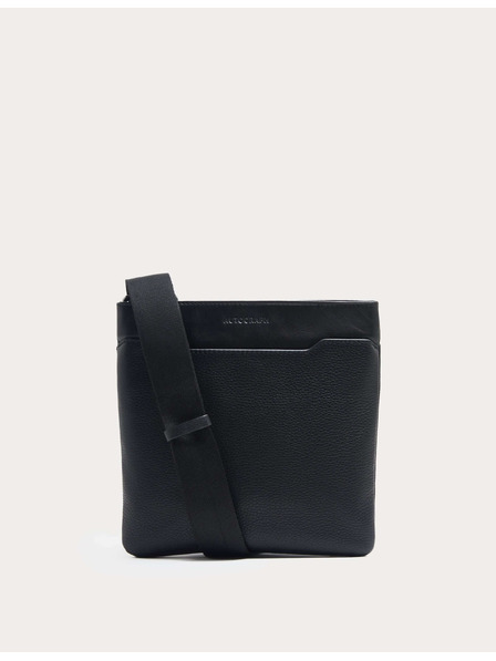 Marks & Spencer Usnjeni crossbody torbica Marks & Spencer črna