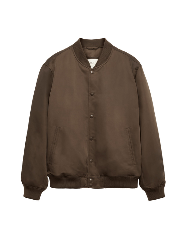 Marks & Spencer Satenska bomber jakna Marks & Spencer rjava
