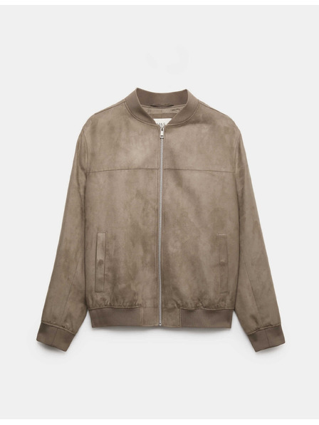 Marks & Spencer Bomber iz umetnega semiša Marks & Spencer rjava