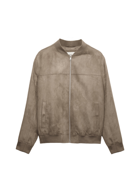 Marks & Spencer Bomber iz umetnega semiša Marks & Spencer rjava