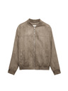 Marks & Spencer Bomber iz umetnega semiša Marks & Spencer rjava