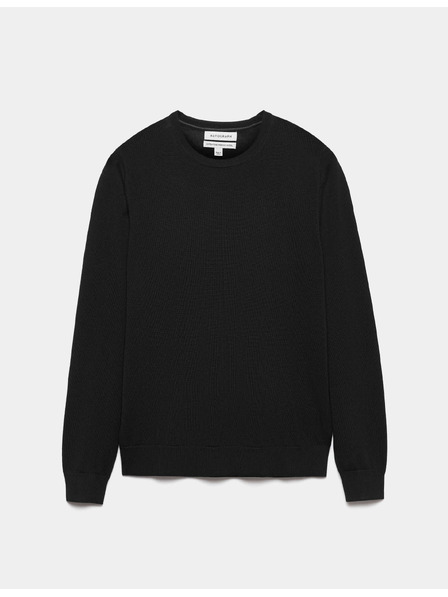 Marks & Spencer Pulover iz čiste izjemno fine merino volne Marks & Spencer črna