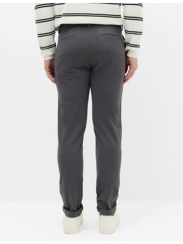 Marks & Spencer Keprske chino hlače ozkega kroja The Ultimate Marks & Spencer siva