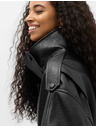 Marks & Spencer Bomber jakna iz imitacije usnja s stoječkim ovratnikom Marks & Spencer črna