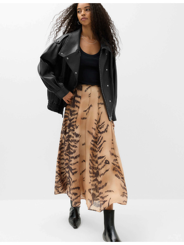 Marks & Spencer Bomber jakna iz imitacije usnja s stoječkim ovratnikom Marks & Spencer črna