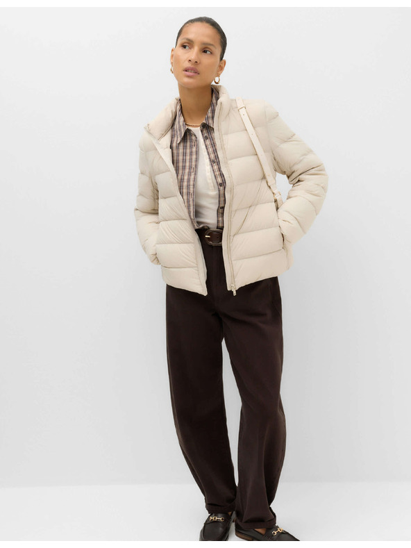 Marks & Spencer Topla prešivana jakna s perjem in puhom Marks & Spencer bež