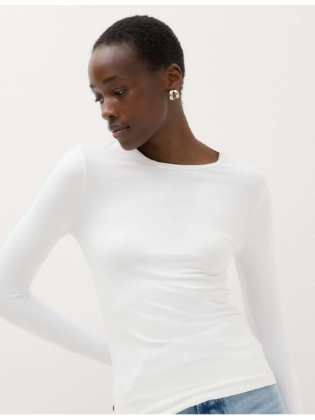 Marks & Spencer Majica iz ultra fajnega materiala Marks & Spencer bela