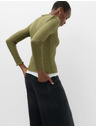 Marks & Spencer Dvoplastni top s volanskim robom Marks & Spencer zelena