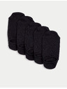 Marks & Spencer Kratke nogavice Trainer Liners™ s tehnologijo Cool & Fresh™, 5 parov v pakiranju Marks & Spencer črne