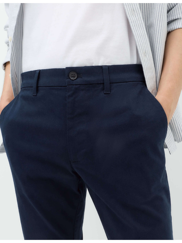 Marks & Spencer Marks & Spencer Stretch Chino Slim Fit hlače mornarsko modre barve