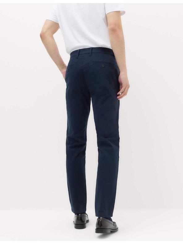 Marks & Spencer Marks & Spencer Stretch Chino Slim Fit hlače mornarsko modre barve