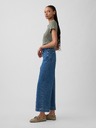 GAP Raztegnjene dolge majice High Rise Wide-Leg Crop GAP