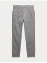 Marks & Spencer Hlače Marks & Spencer stretch chino slim fit sive barve