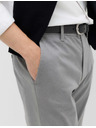 Marks & Spencer Hlače Marks & Spencer stretch chino slim fit sive barve