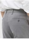 Marks & Spencer Hlače Marks & Spencer stretch chino slim fit sive barve