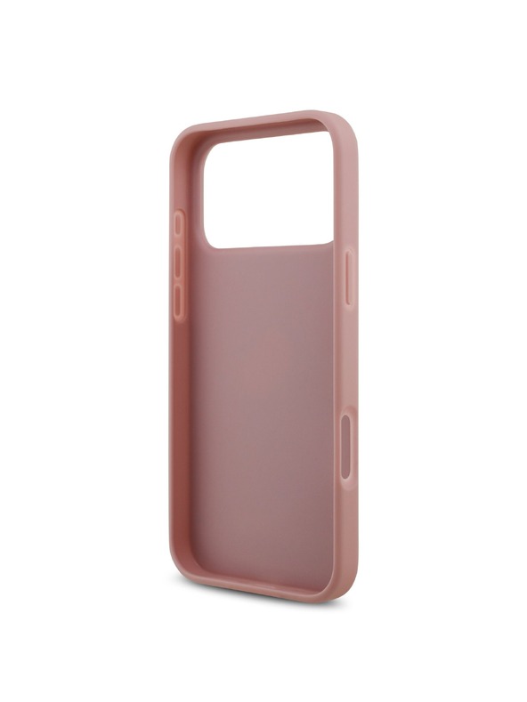 Guess Guess PU Fixed Glitter 4G Metal Logo Zadnji Ovitek za iPhone 18 Pro Max Pink
