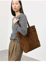 Marks & Spencer Semiškova torbica tote s trakom Marks & Spencer rjava