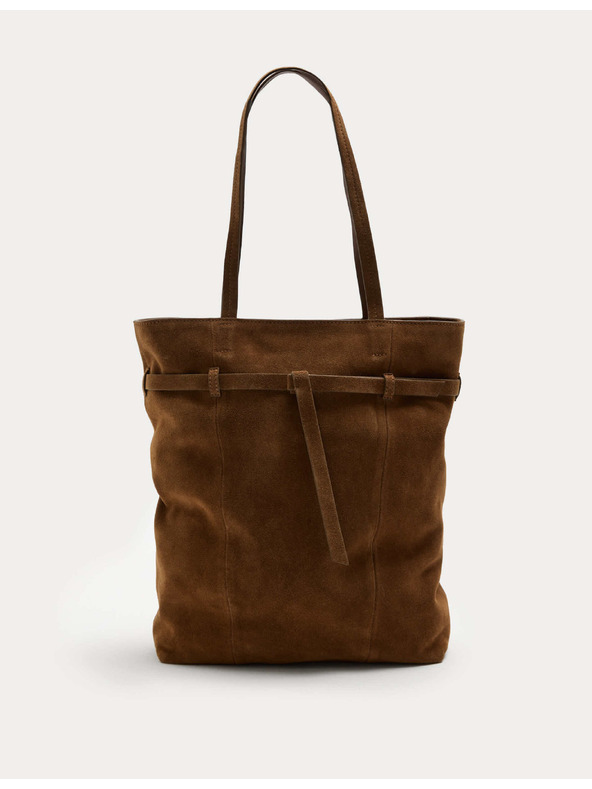 Marks & Spencer Semiškova torbica tote s trakom Marks & Spencer rjava
