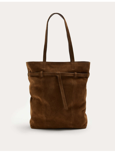 Marks & Spencer Semiškova torbica tote s trakom Marks & Spencer rjava