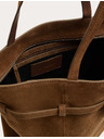 Marks & Spencer Semiškova torbica tote s trakom Marks & Spencer rjava