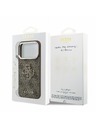 Guess Guess PU 4G Resin Metal Logo Zadnji Ovitek za iPhone 18 Pro Brown
