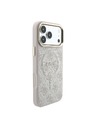 Guess Guess PU Leather 4G Gold Frame Embossed MagSafe Zadnji Ovitek za iPhone 18 Pro Pink