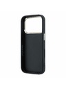Guess Guess PU 4G Resin Metal Logo Zadnji Ovitek za iPhone 18 Pro Black