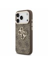Guess Guess PU 4G Metal Logo Strap Zadnji Ovitek za iPhone 18 Pro Brown