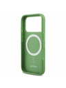Lacoste Lacoste PVC Iconic Petit Pique Metal Logo MagSafe Zadnji Ovitek za iPhone 18 Pro Estragon