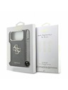 Guess Guess PU 4G Metal Logo Trakec Zadnji Ovitek za iPhone 18 Pro Max Black