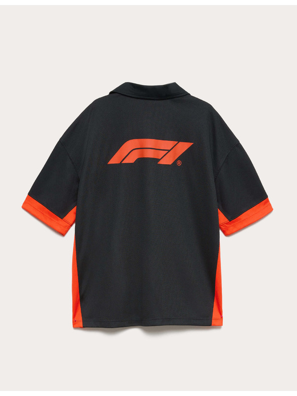 Marks & Spencer Polo top Formula 1® iz mrežaste tkanine (6–16 let) Marks & Spencer črna