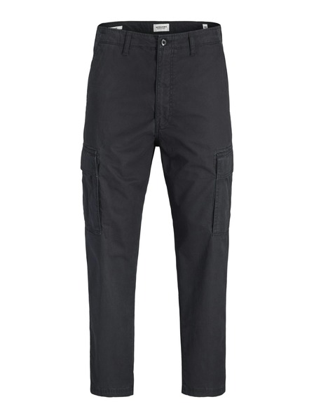Jack & Jones Moške cargo hlače črne