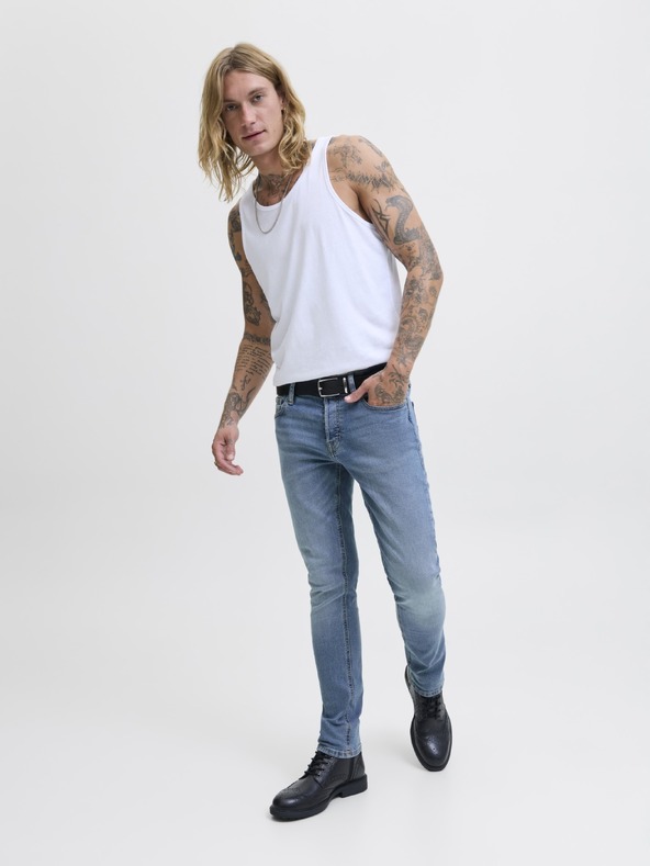 Jack & Jones Slimfit Kavbojke JJIGlenn JJOriginal modre