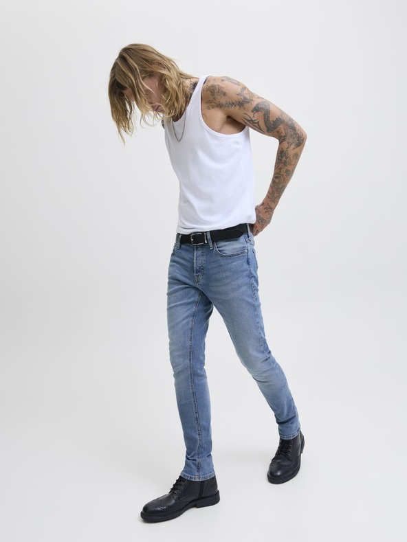 Jack & Jones Slimfit Kavbojke JJIGlenn JJOriginal modre