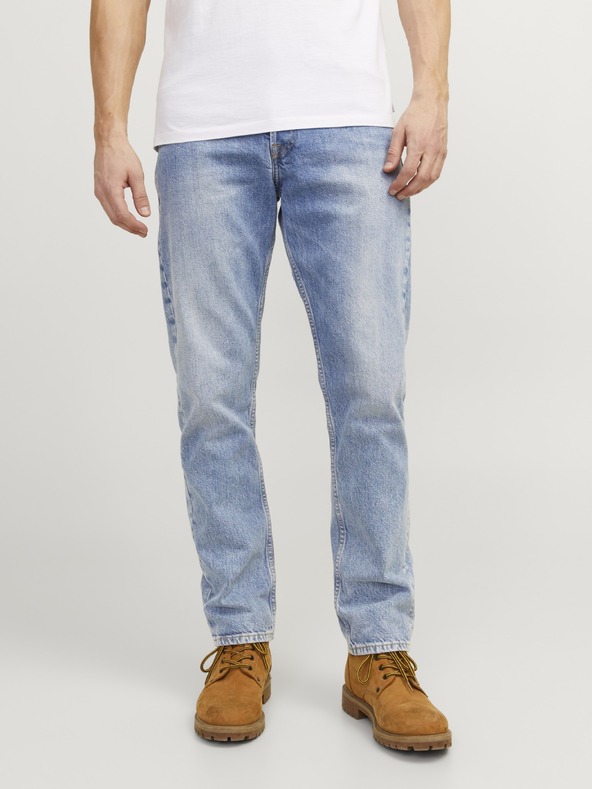 Jack & Jones JJICHRIS moške modre loosefit kavbojke