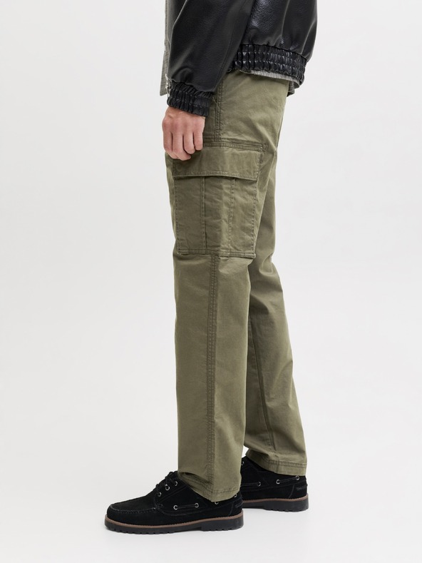 Jack & Jones Moške kargo hlače olive night