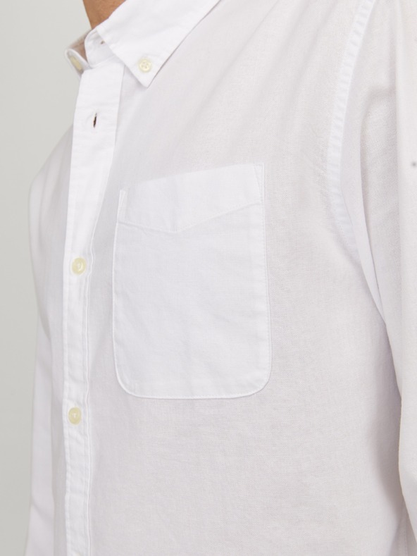 Jack & Jones Moška srajca JJEoxford bela