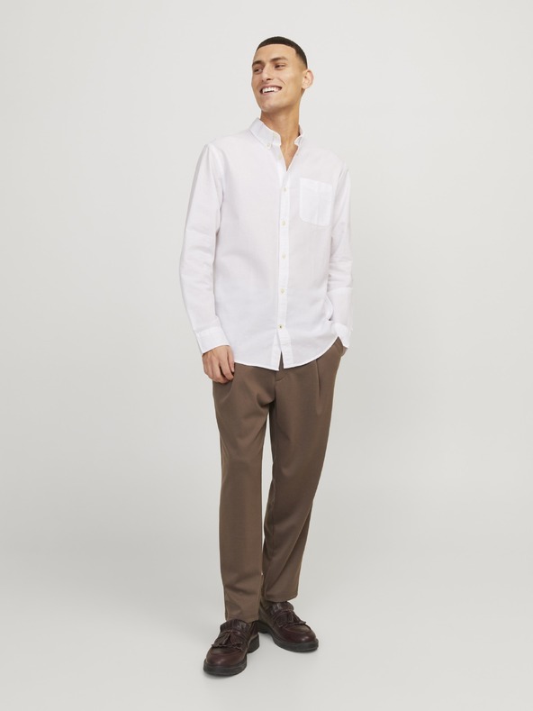 Jack & Jones Moška srajca JJEoxford bela