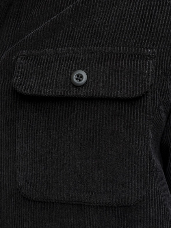 Jack & Jones Žametna srajca črna
