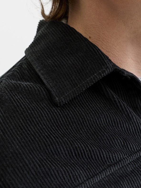 Jack & Jones Žametna srajca črna