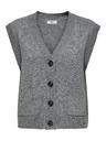 Jacqueline de Yong Brezkraki kardigan SUPER grey melange
