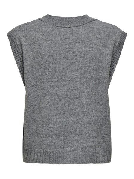 Jacqueline de Yong Brezkraki kardigan SUPER grey melange