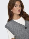 Jacqueline de Yong Brezkraki kardigan SUPER grey melange